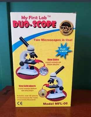 My First Lab MFL-06 Duo-Scope Microscope Two Microscopes In One   • $21.86