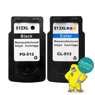 £30.72 • Buy Remanufactured 2 Ink For Canon PG512 CL513 Pixma IP2700 MP230 MP280 MP490 MX410