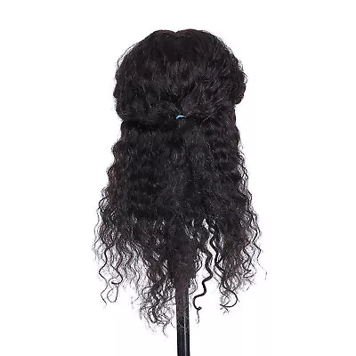 Curly Hair Mannequin Head Hairdressing Training For Hair Styling Practice J8Y4 • $52.41