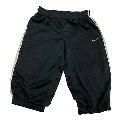 £8.40 • Buy Nike Boy's DRI-FIT Black 2 Striped Elastic Waist Football Pants Size L