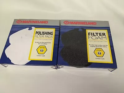 Marineland C-360 Filter Foam Pads & Polishing Filter Pads 2 In Each Box (2A) • $29.99