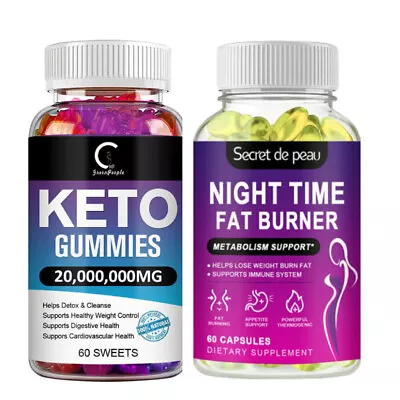 Keto Chewing Gummies Advanced Ketone Weight Loss Night Fat Burning Supplement AU • $22.99
