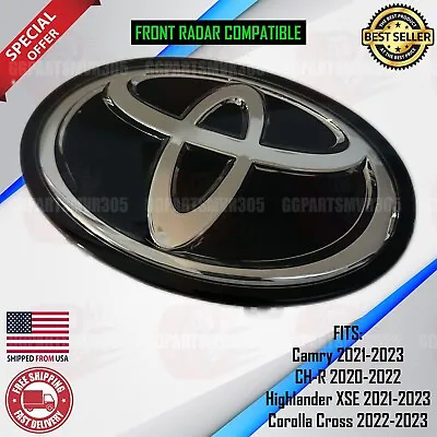 2021 2022 2023 Toyota Camry Front Grille Emblem Badge Logo Radar OEM 90975-A2009 • $58.98