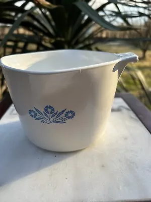 Corning Ware Blue Cornflower 4 Cup Measuring Saucemaker/Sauce Pan & Handle • $15