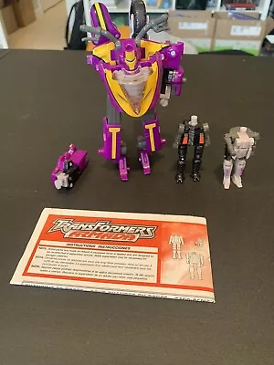 Transformers Armada Sideways With Minicons Rook And Crosswise- Incomplete • $20