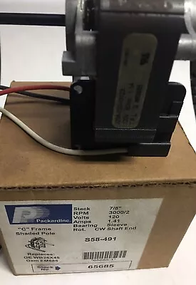 1  Stack C-Frame Motor (120V 3000/1550 RPM) Brand: Packard SKU: 65685 • $69