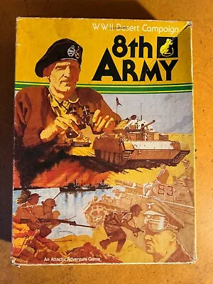 8th Army By Attactix COMPLETE WW2 North Africa Board War Game  C • £36