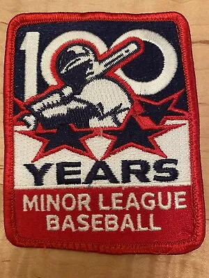 Minor League Baseball MiLB Throwback 100 Year Red Anniversary Jersey  3  Patch • $8.99