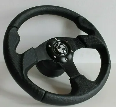 Steering Wheel Fits For BMW Sport Racing Perforated Leather E31 E34 E36 Z3 92-98 • $177.38