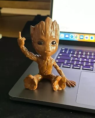 Baby Groot Novelty Plant Pot (PLASTIC) (CUSTOMIZABLE) • £5.99