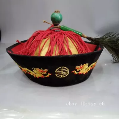 China Old Collection Qing Dynasty The Prince Qing Court Official Hat • $141.12