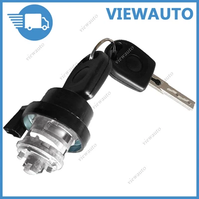 Ignition Switch Lock Barrel W/ Keys For Skoda Fabia Seat Leon VW Beetle Caddy • $19.92