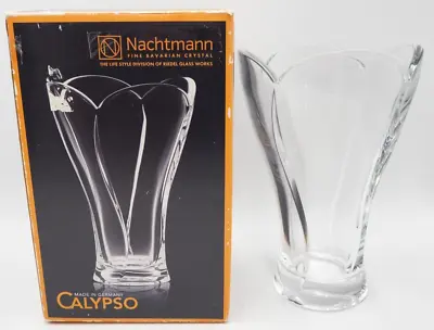 Nachtmann High Quality Vase Calypso Crystal Glass 24 Cm Made In Germany 81211 • $60