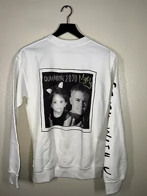 Justin Bieber Stuck With U Sweatshirt Adult Small White Quarantine Ariana Grande • $50