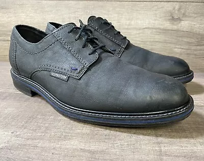 Mephisto Black Leather Casual Lace Up Shoes Mens Size 9 • $39.20