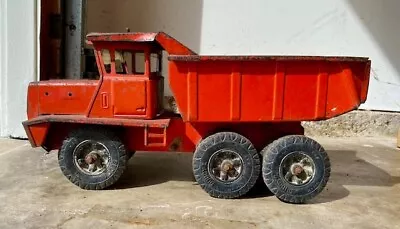 Vintage BUDDY L Hydraulic Tandem 10-wheel Dump Truck • $130
