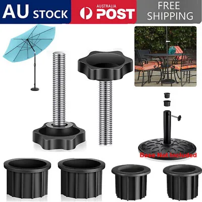 $16.69 • Buy Round Parasol Base Patio Outdoor Umbrella Pole Stand Holder Hole Ring Plug Cover