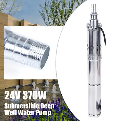 Solar Water Pump Deep Well DC 24V/48V S/Steel Submersible Pump Irrigation Garden • $62