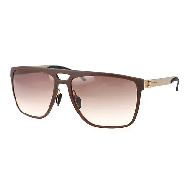 £82.39 • Buy Mercedes-Benz Style Men's Rectangle Sunglasses M7008 A Braun / Braun Gradient