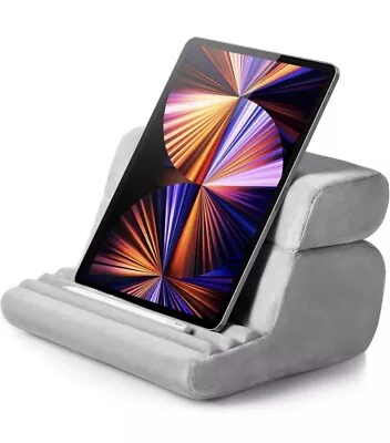 IPad Stand Cushion Tablet Holder Pillow Support Rest Soft Light Foldable Bed Lap • £32.99