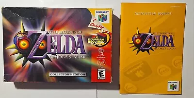 The Legend Of Zelda Majora's Mask (Nintendo 64 | N64) BOX ONLY Manual  • $79.99