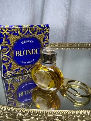 Versace Blonde Edp 7 Ml Perfume Keychain Extremely Rare Vintage 90s Sealed Bott • $125