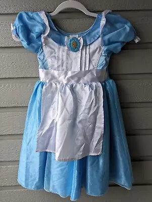 Disney Alice In Wonderland Dress Tutu Princess Costume Girl's Size 5/6  • $14.50