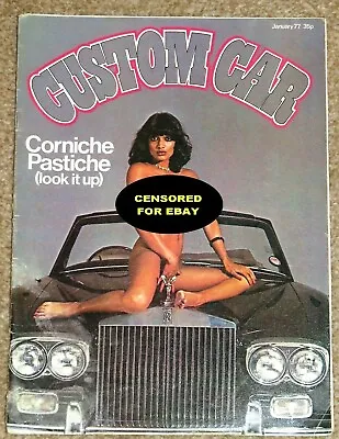 CUSTOM CAR Magazine Jan 1977 - MUSTANG CAMARO CAPRI BMW R100RS TEST CORNICHE • $8.83