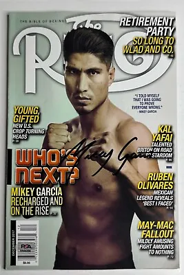 Mikey Garcia Signed The Ring Boxing Magazine PSA AN58206 • $82.46