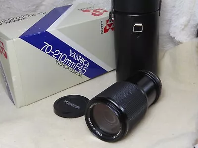 RARE YASHICA ML 70-210mm F4.5 MANUAL FOCUS LENS  CONTAX/YASHICA FILM SLR FIT . • £74.99