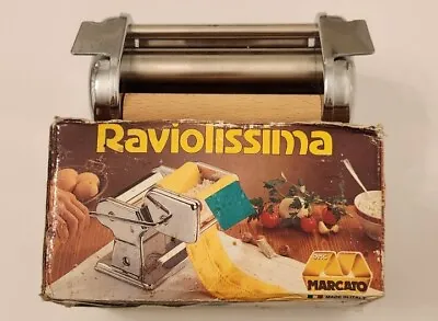 OMC Marcato Italy Raviolissima Ravioli Maker Attachment For Pasta Machine W/ Box • $21.97
