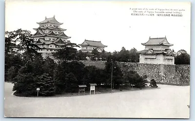 Postcard Grand View Of Castle Of Nagoya From Outer Garden J170 • $14.98