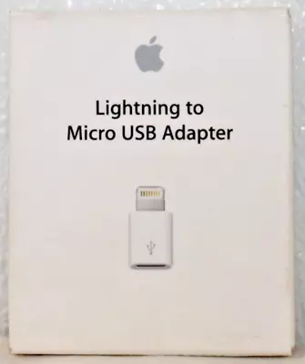 BRAND NEW Apple Lightning To Micro USB Adapter • $16.56