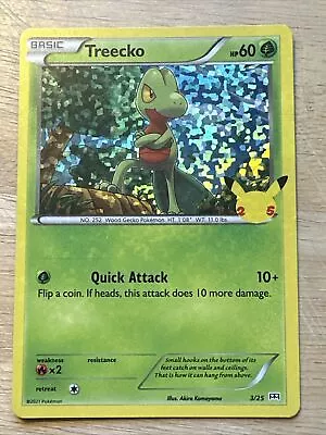 Treecko - 3/25 - Holo - McDonalds 2021 - 25th Anniversary - NM/M Pokemon Card • $5.95