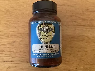 Tin Metal Powder 1 Pound 30 Mesh Sn Metal High Purity. • $65
