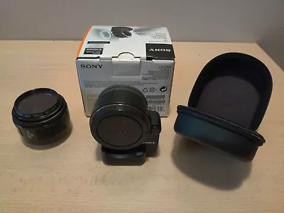 Sony LA-EA4 A-mount Lens Adapter Box Manual - NM! (with Minolta 50mm F/1.7) • $274.99