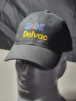 X Trucker Hat Cap Mobil Delvac Black Adjustable New • $9.16