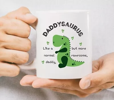 Daddysaurus Mug Dad Dinosaur Mug Dad Father's Day Mug Dad Mugs Father's Day Gift • $13.99