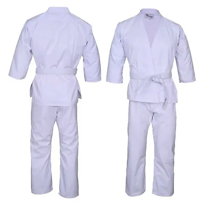 Adult Lightweight Karate Suit/Gi With Free White Belt Norman • £9.99
