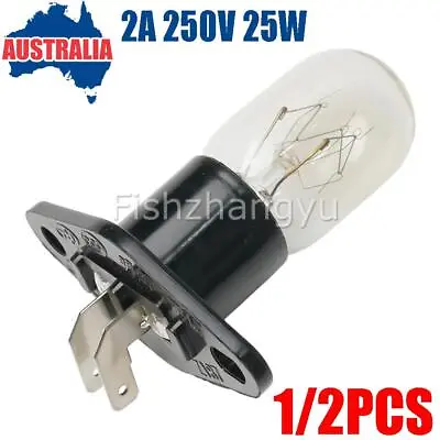 1/2PCS 25 Watt Microwave Oven Lamp Light Globe Bulb For SAMSUNG LG & PANASONIC • $14.85