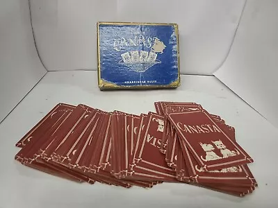 Vintage Scottie Dog Canasta Playing Cards In Original Box • $15.18