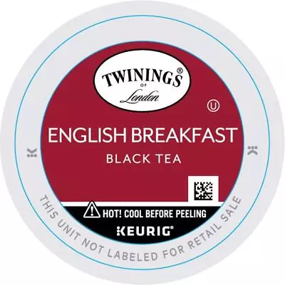 Twinings English Breakfast Tea K-Cup Pods For Keurig Caffeinated - 12 Count • $14.89