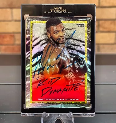$899.99 • Buy Mike Tyson X Tyson Beck Kid Dynamite Ap Variation Autograph Limited To /22