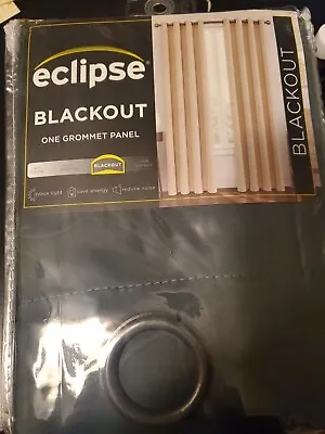 Eclipse Blackout Curtains Round And Round  52x84 Forest Green 2 Available  • $25