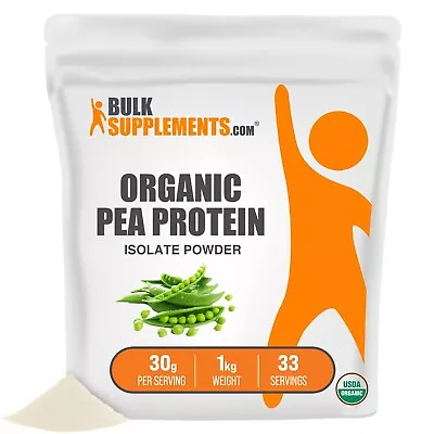 BulkSupplements Organic Pea Protein Isolate Powder - Supports The Muscles • $19.96