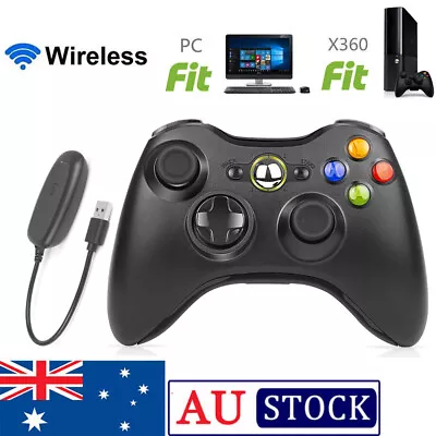 Wireless Controller Gamepad For Microsoft Xbox 360 /Slim Game Console Windows PC • $21.49