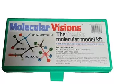 Molecular Visions - The Flexible Molecular Model Kit - Darling Models • $20