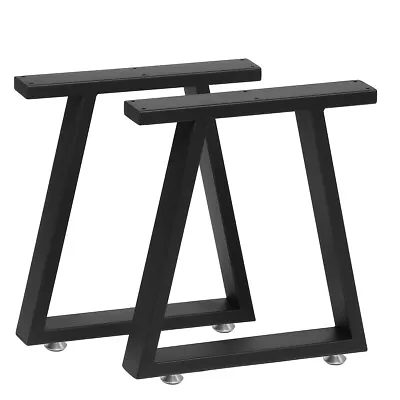 Set Of 2 H40cm Industrial Metal Trapezium Table Legs Dining/Bench/Office/Desk • £39.99