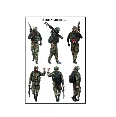 1/35 Resin Figures Model Kit Modern Syrian Soldiers (2 Figures)  • $31.99