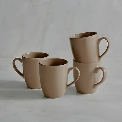 Set Of 6 Ceramic Mugs FOR TEA LATTE COFFEE CHAI Mushroom LARGE 310ML • £10.57